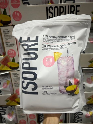 Isopure Clear Protein Tropical Punch - 1 x 1.25 Kilos